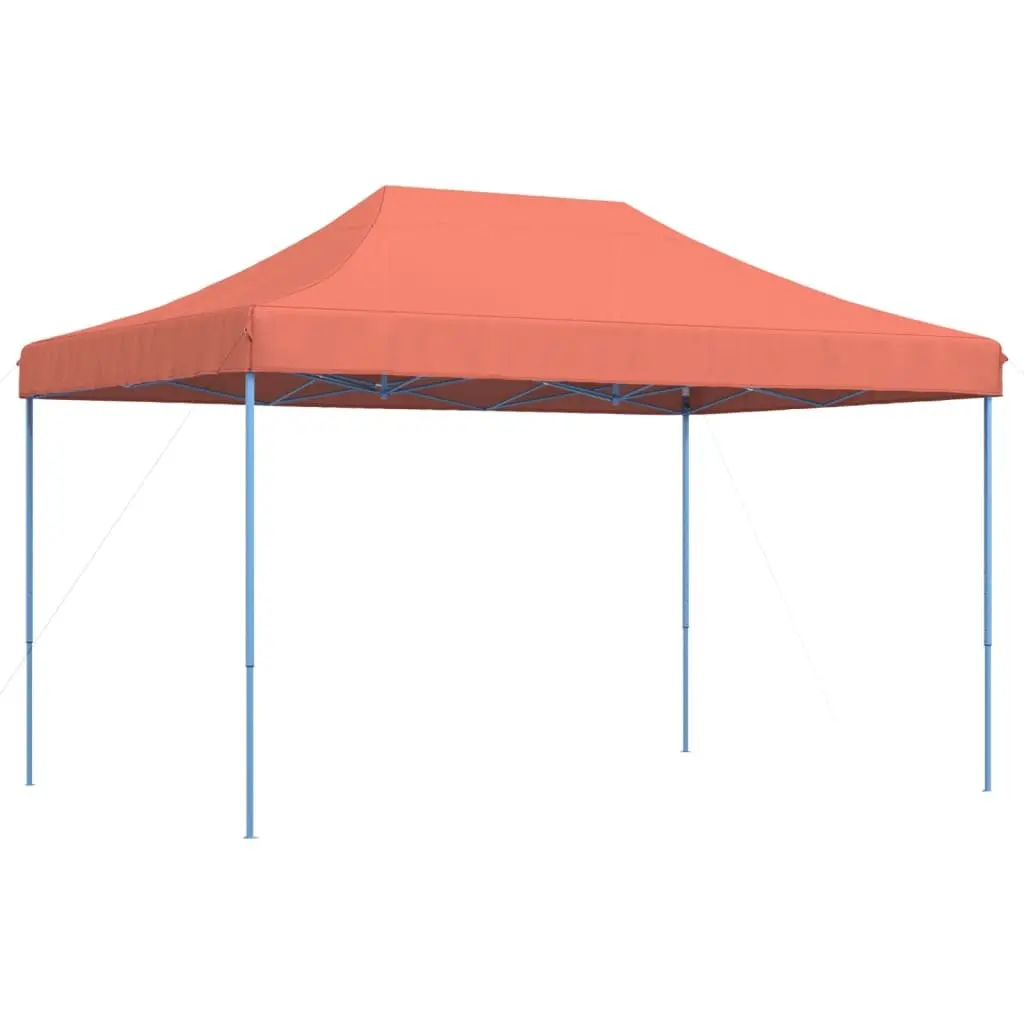 Foldable Pop-Up Party Tent Oxford Fabric 440 x 292 x 315 cm Terracotta