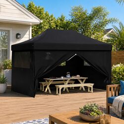 Versatile Outdoor Party Tent with Sidewalls