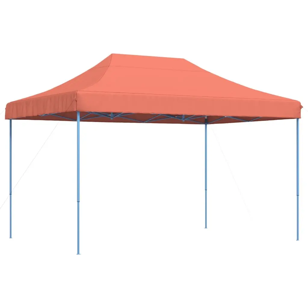 Pop-Up Party Tent Foldable Orange Oxford Fabric 410x279x315cm