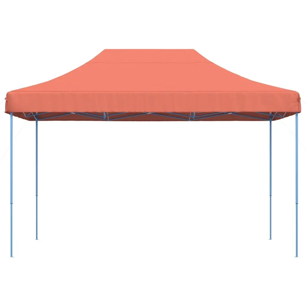 Pop-Up Party Tent Foldable Orange Oxford Fabric 410x279x315cm