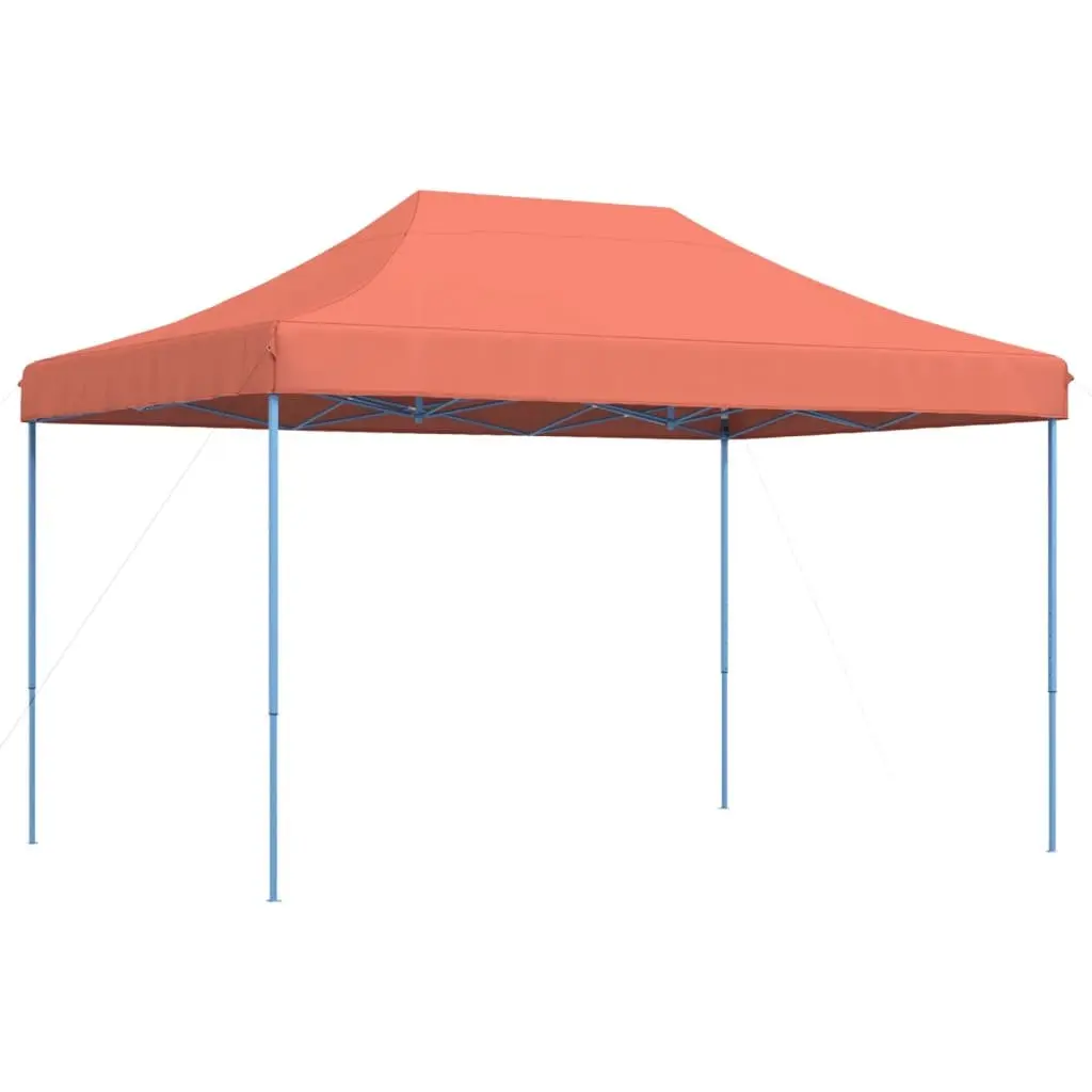 Pop-Up Party Tent Foldable Orange Oxford Fabric 410x279x315cm
