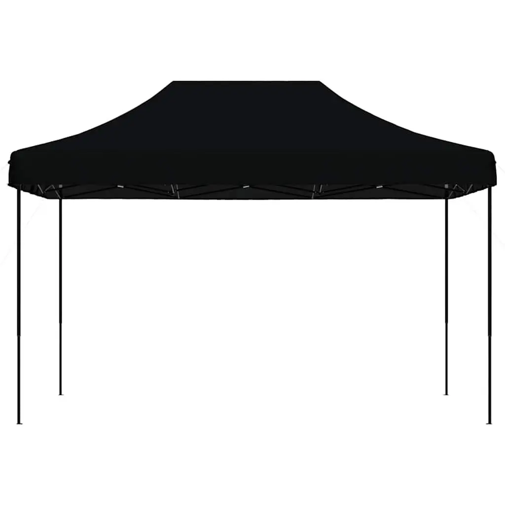 Pop-Up Party Tent Foldable Oxford Fabric 410x279x315cm Black