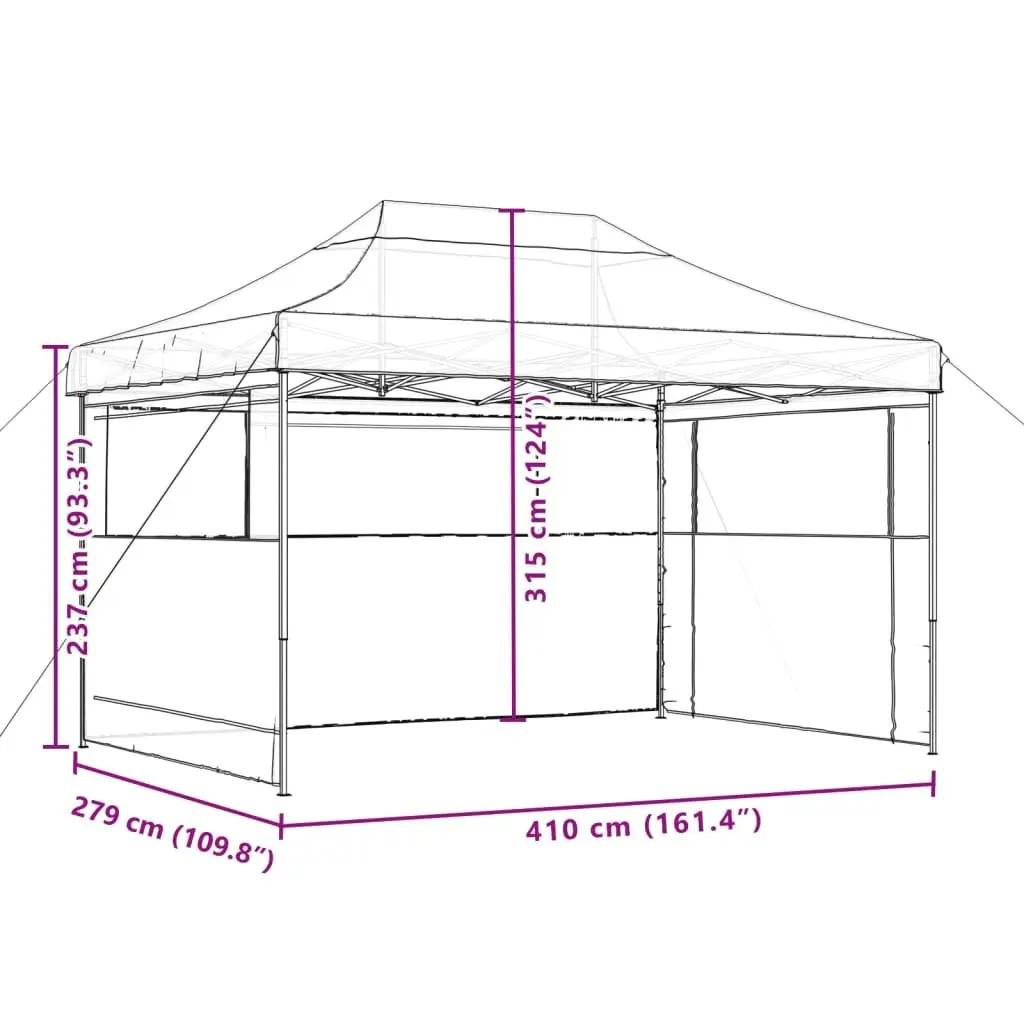 Green Party Tent for Outdoor Use