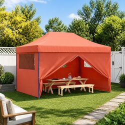 Versatile Party Tent with Sidewalls for Home Events