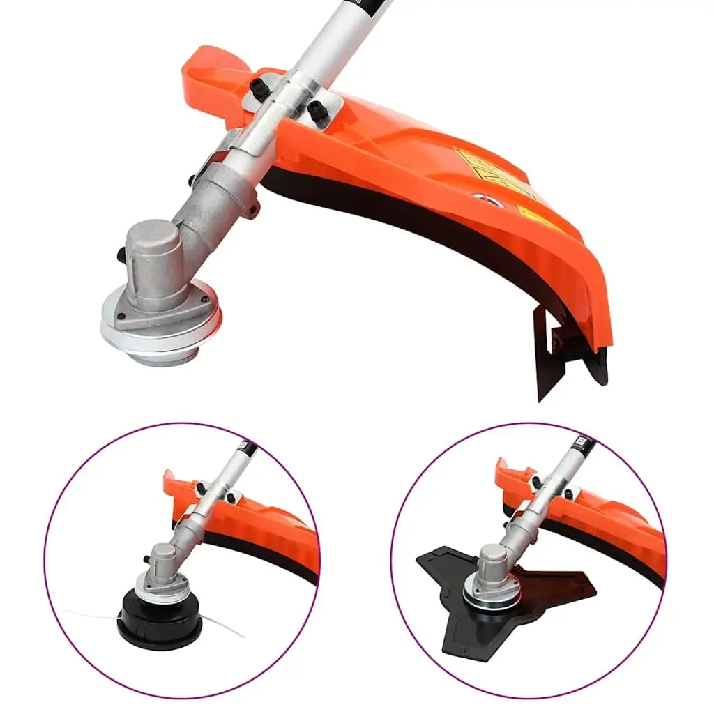4-in-1 Brush Cutter Garden Tool 52cc Plastic and Metal Interchangeable Heads