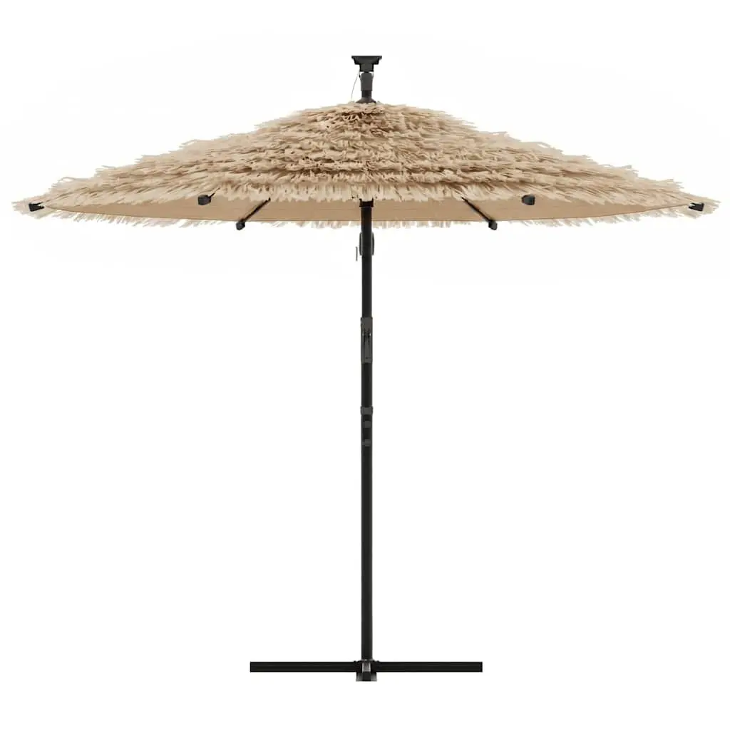Garden Parasol Steel Pole 290cm Brown