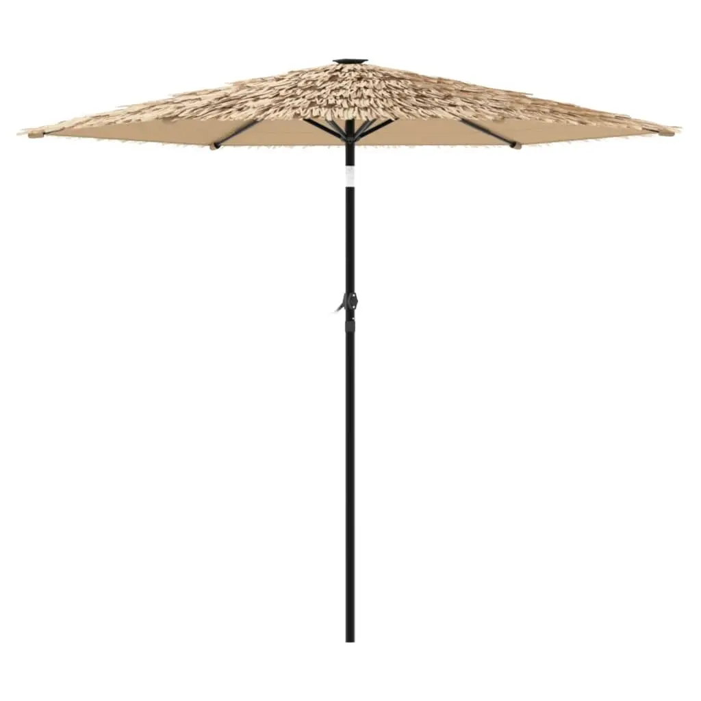 Garden Parasol Steel Crank Mechanism 268cm Brown