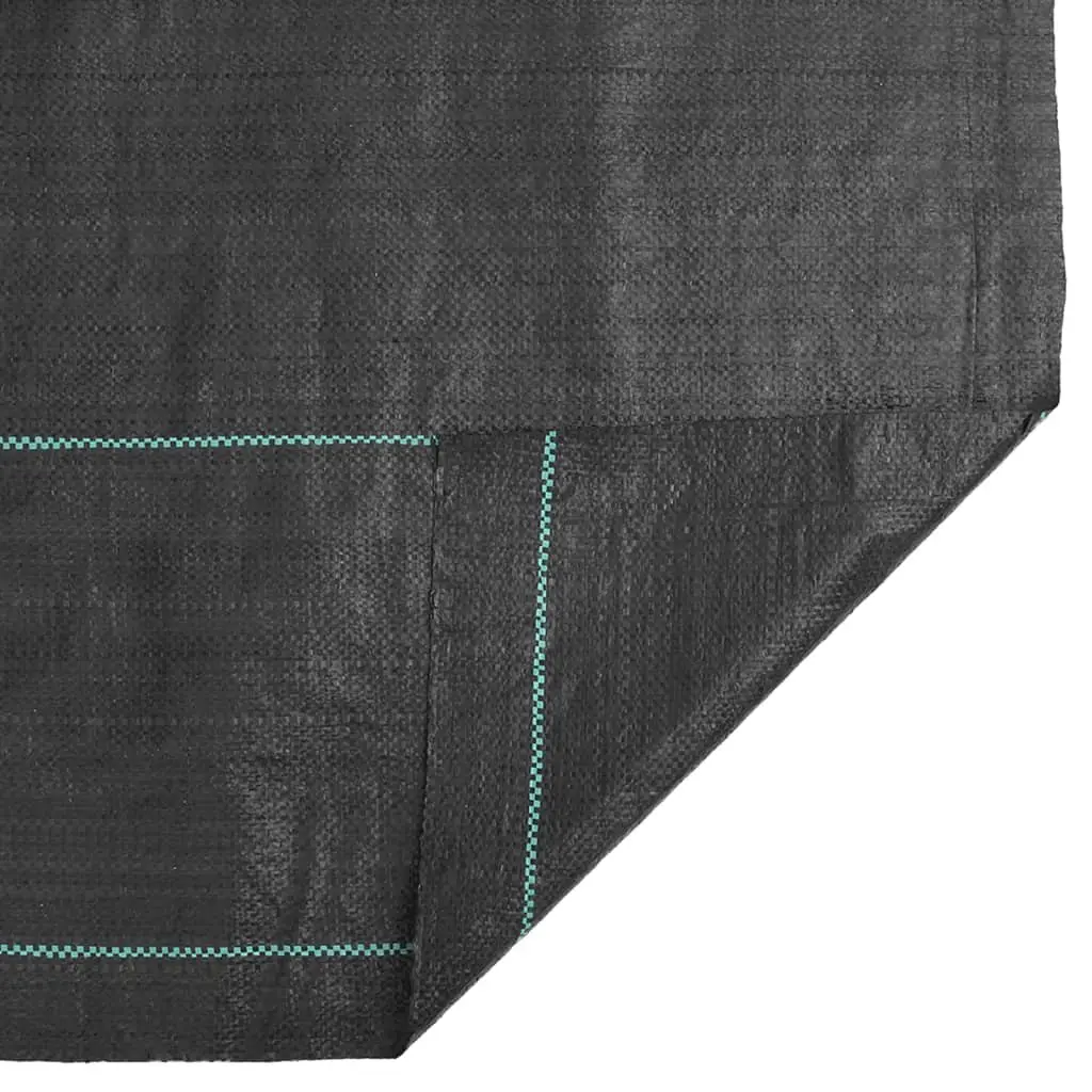 Weed Control Mat Polypropylene UV Stabilised 0.5m x 50m Black Landscape Fabric for Garden Pathways and Driveways