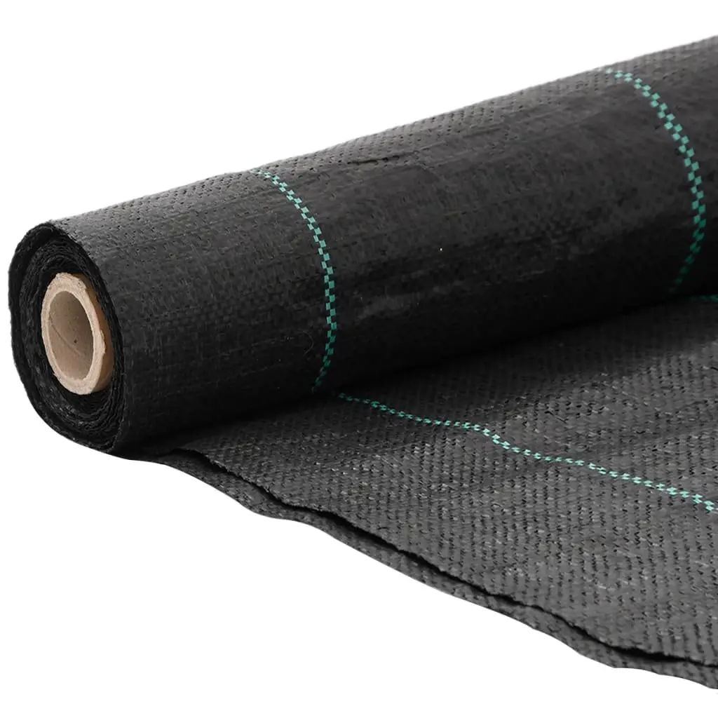 Weed Control Membrane Polypropylene 1x150m Black Landscape Fabric