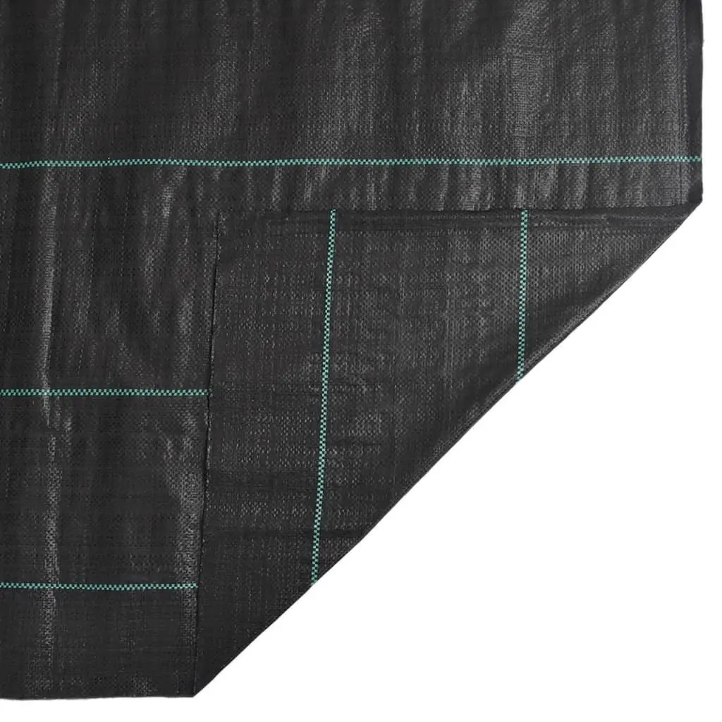 Weed Control Membrane Polypropylene 1x150m Black Landscape Fabric
