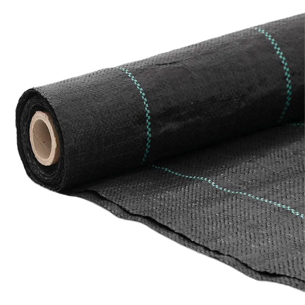 Weed Control Mat Roll Polypropylene 1x200 m Black