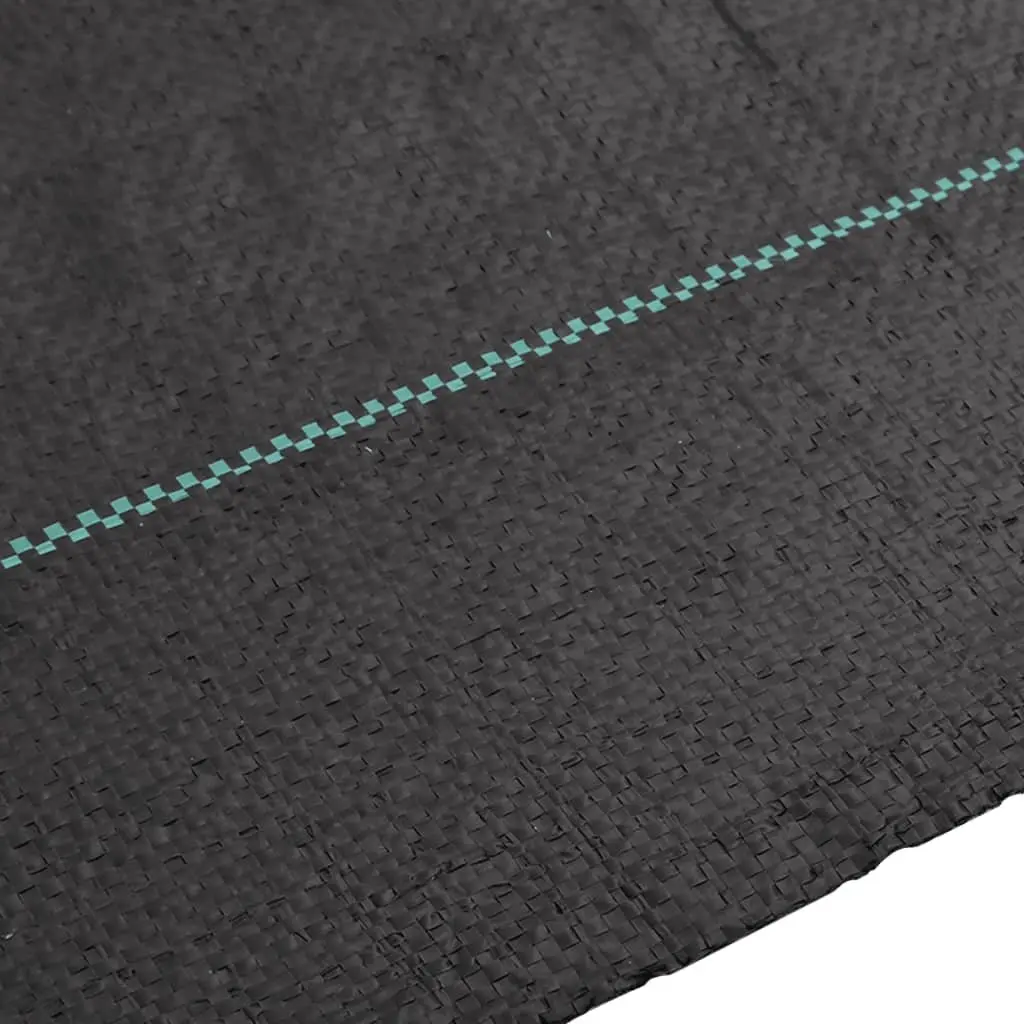 Weed Control Mat Roll Polypropylene 1x200 m Black
