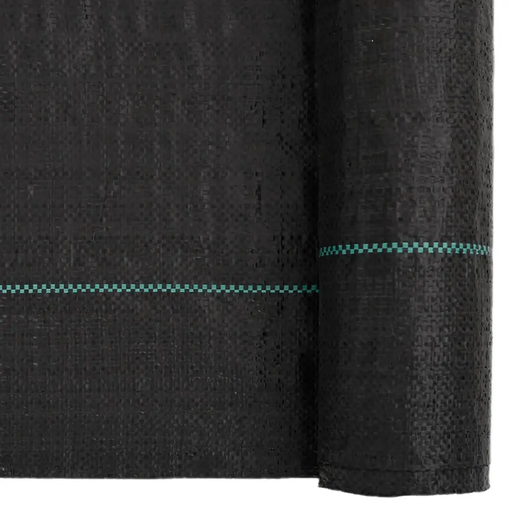 Weed Control Mat Roll Polypropylene 1x200 m Black