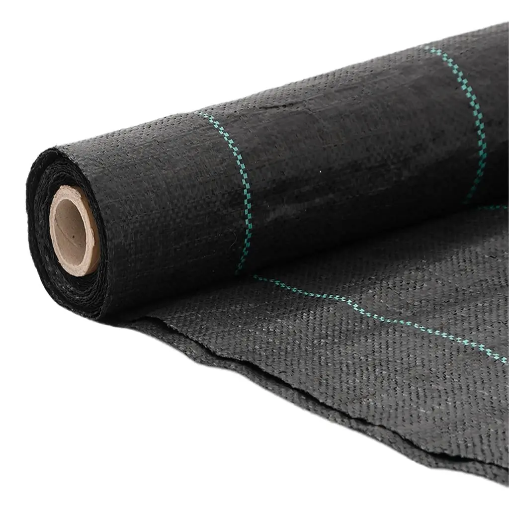 Black Weed Control Membrane 2x25 m for Gardens