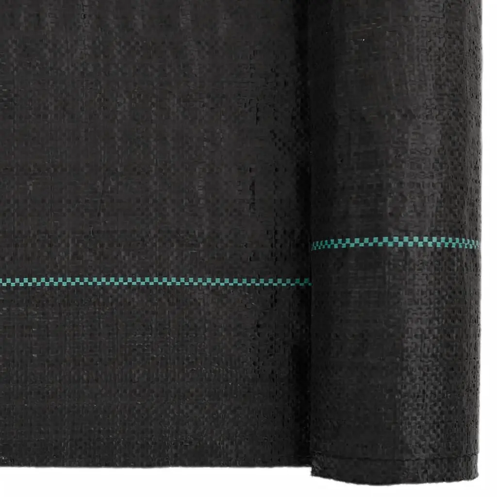 Black Weed Control Membrane 2x25 m for Gardens