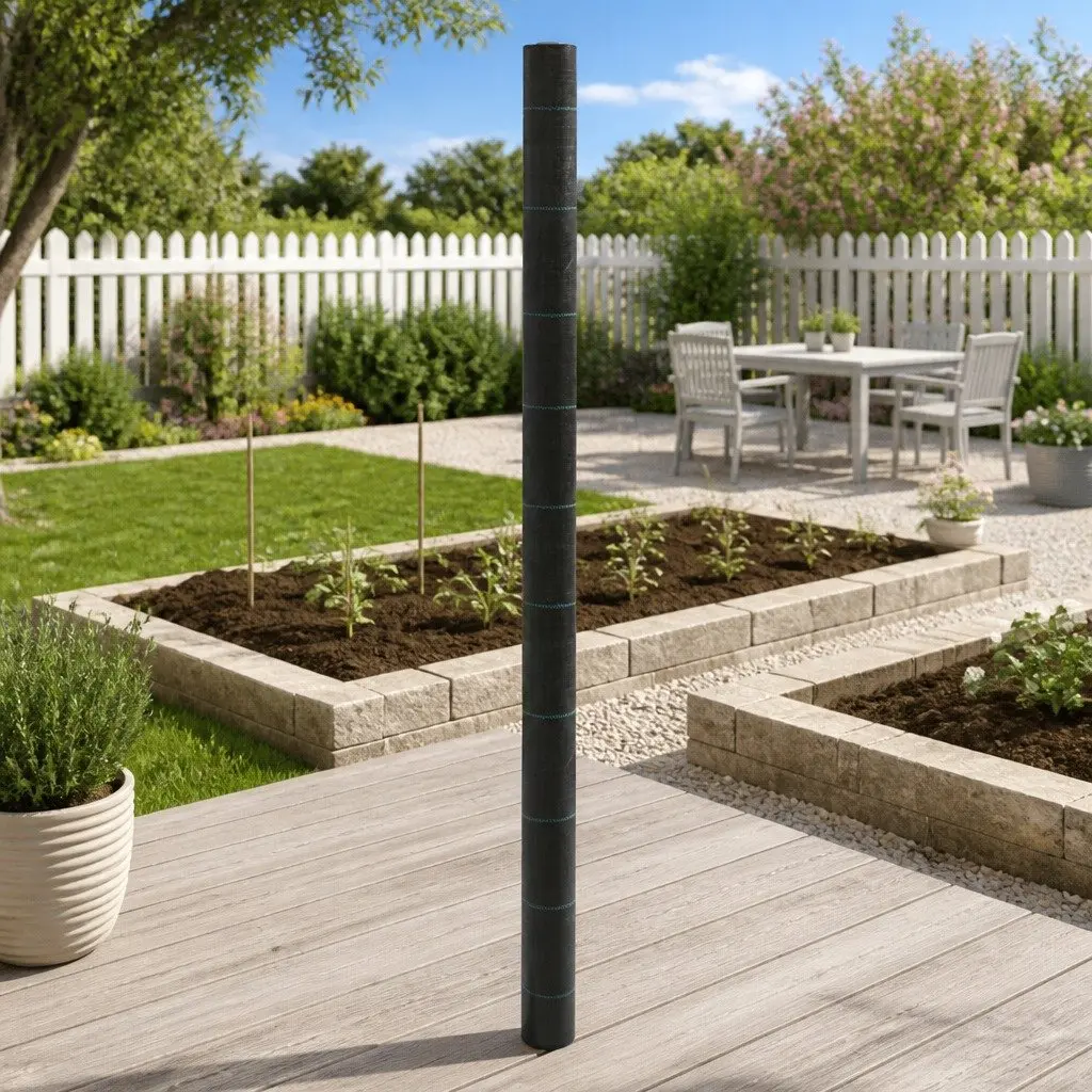 Black Weed Suppression Mat 2x100m