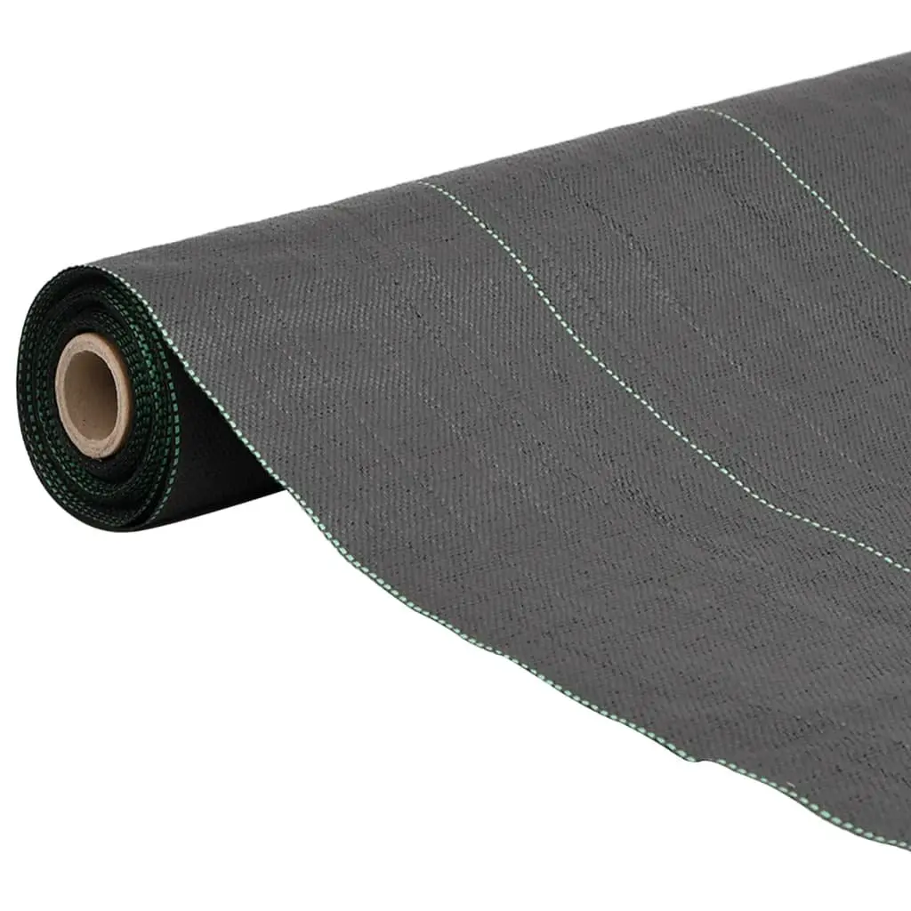 Weed Membrane Black Landscape Fabric 2x25m Garden Weed Control Suppressant Mat