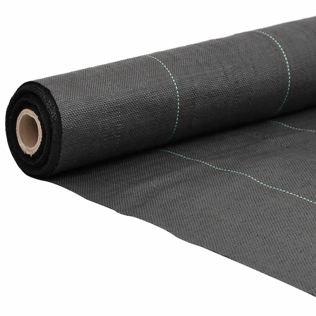 Weed Membrane Black Landscape Fabric 2x25m Garden Weed Control Suppressant Mat