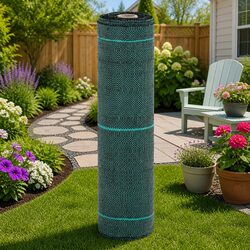 Weed Control Membrane Landscape Fabric Green 0.5x50m Garden Suppression Mat