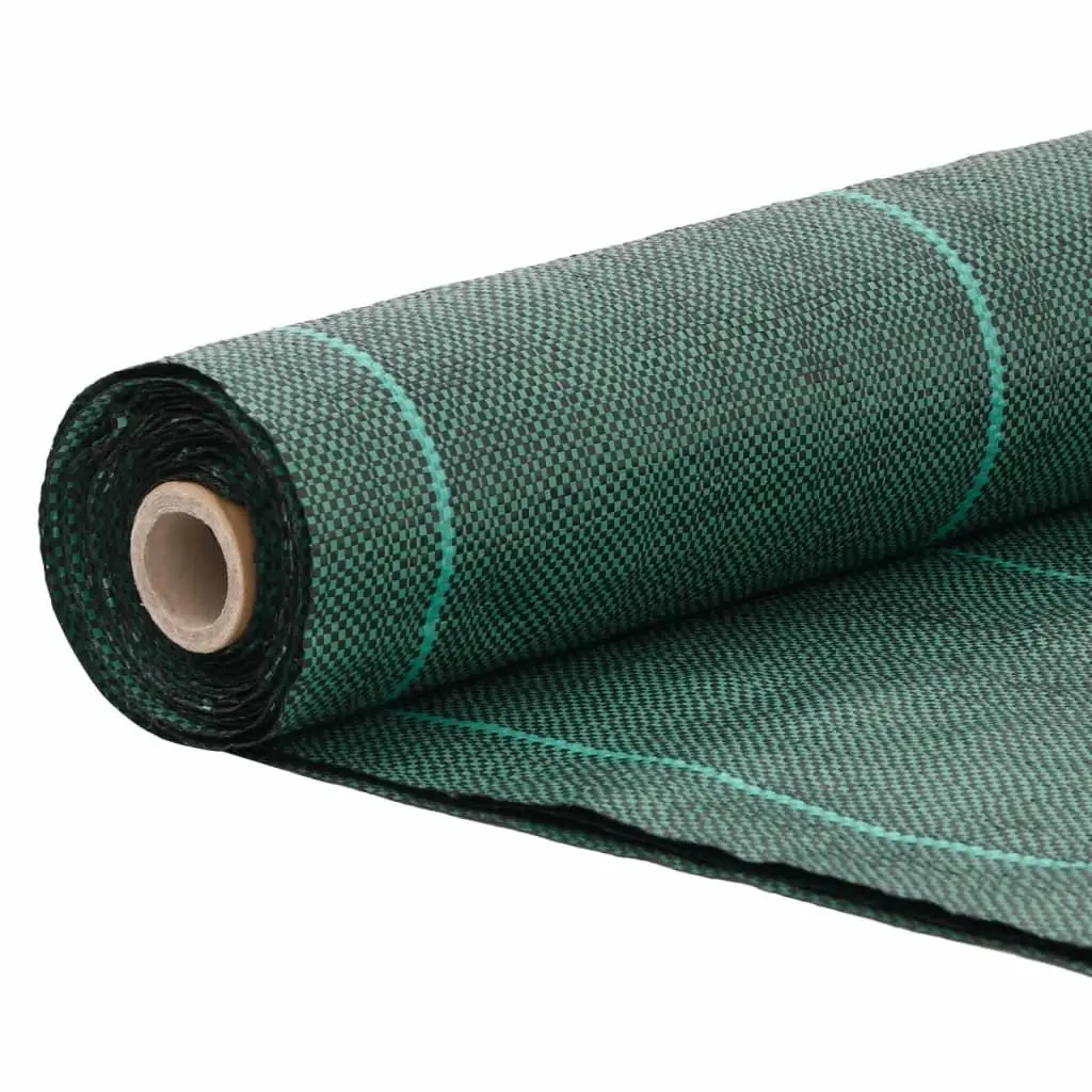 Weed Suppression Fabric Polypropylene Green 0.5m x 50m Durable Membrane for Garden Landscaping