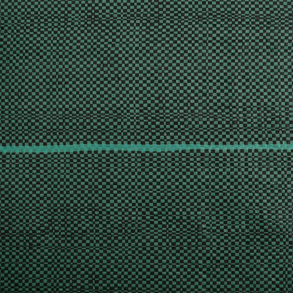 Weed Suppression Fabric Polypropylene Green 0.5m x 50m Durable Membrane for Garden Landscaping