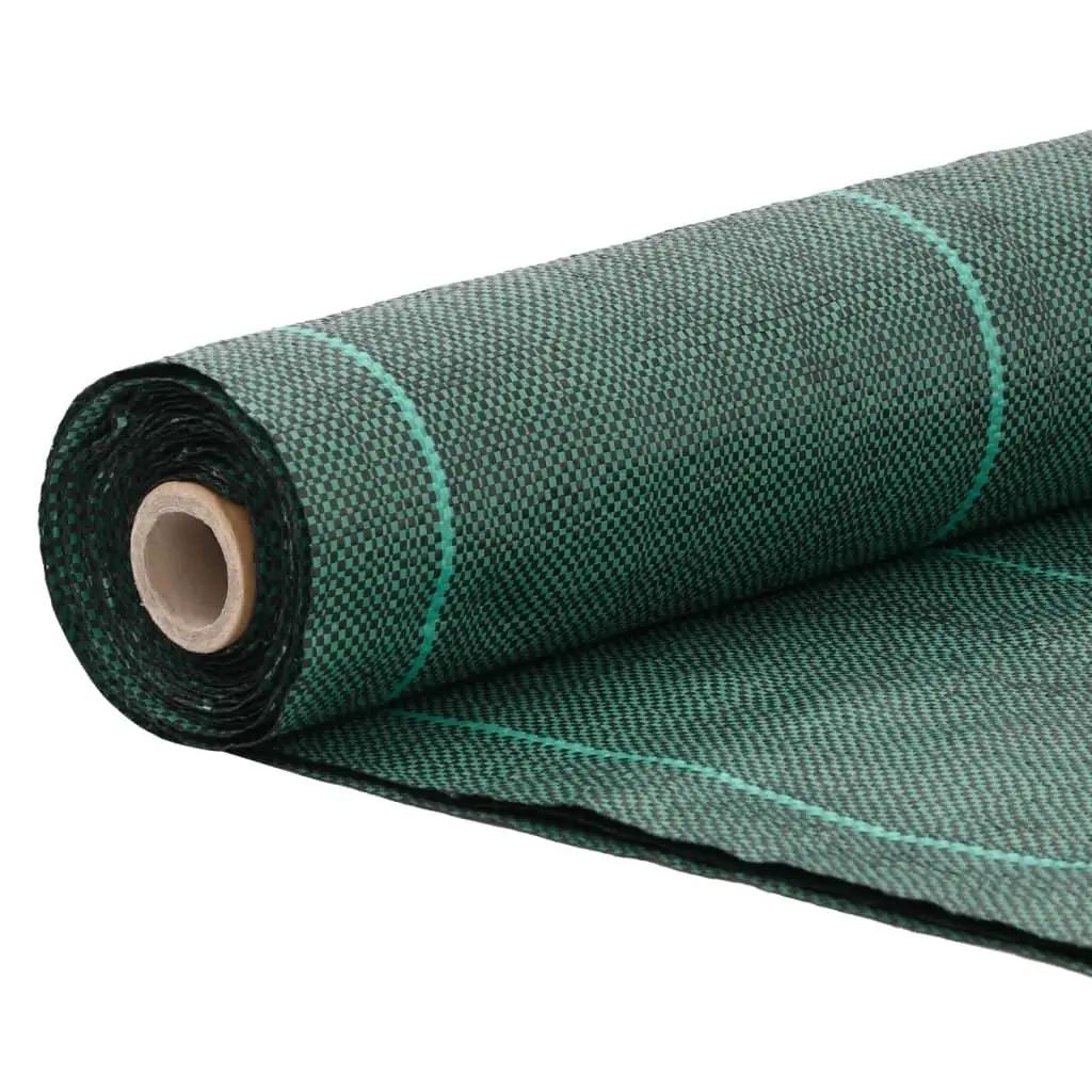 Weed Control Fabric Green Polypropylene 2x200 m Durable Ground Cover for Gardens Landscapes and Outdoor Spaces