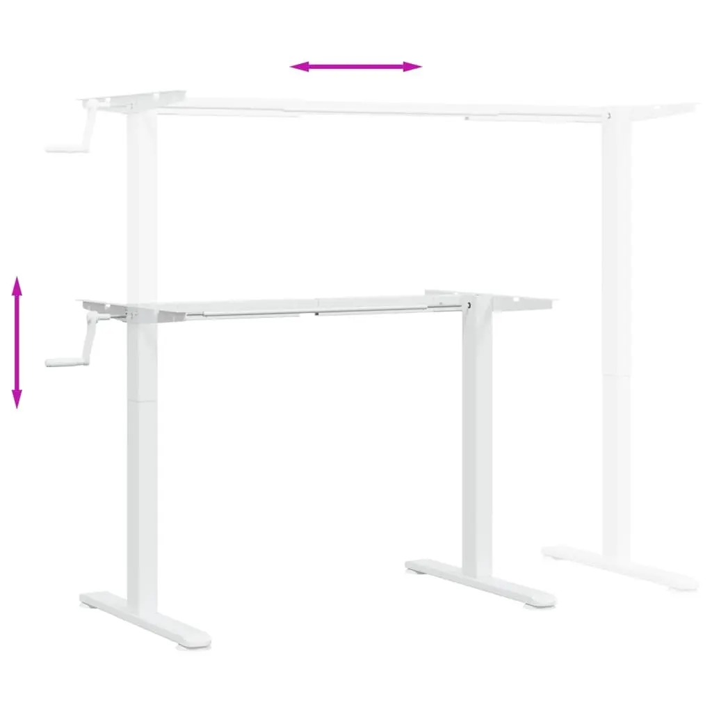 Adjustable Standing Desk Frame for Small Spaces