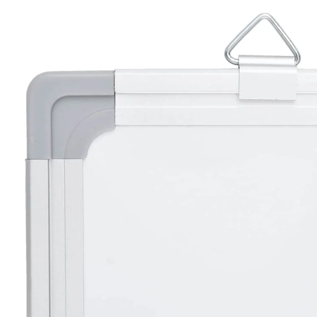 Magnetic Whiteboard Foldable Aluminium 100x80cm Double Panel Lacquer-coated