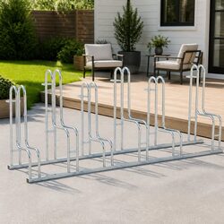 Versatile Bicycle Stand for Homes and Businesses - 6 Bikes