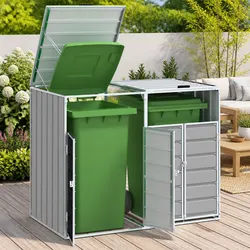 Functional Double Bin Storage for Your Garden