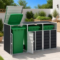 Practical Anthracite Storage for Wheelie Bins at Home
