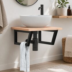 Black Shelf Brackets for Home Applications
