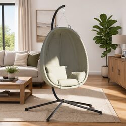 Practical Hanging Egg Chair for Your Garden or Porch
