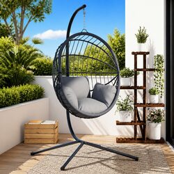 Versatile Hanging Egg Chair Stand for Every Space
