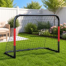 Versatile Soccer Goal with Net for Home Use