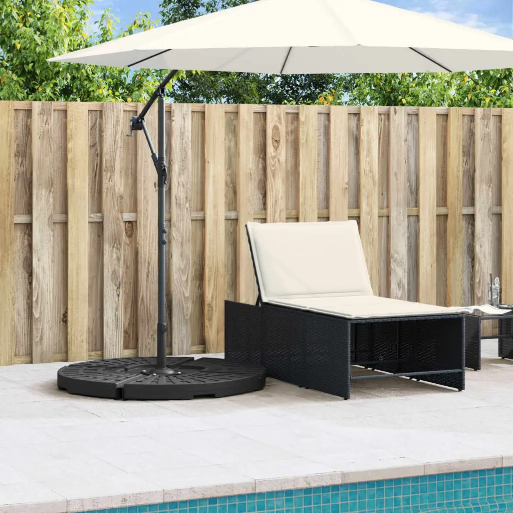 Parasol Base Weight 20kg with Handle for Cross Stand Umbrellas Garden