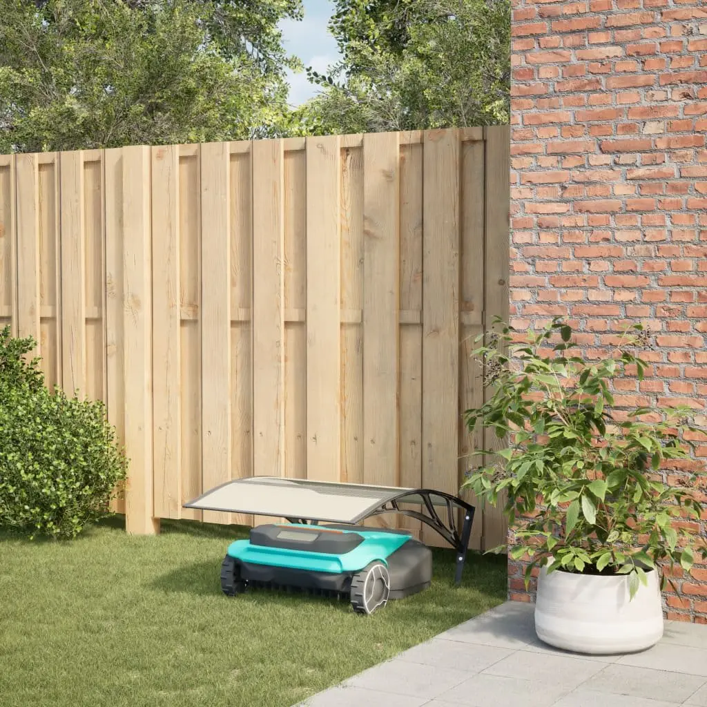 Robot Mower Garage Shelter Weather Protection Outdoor Canopy Durable Metal Frame 80 x 101 x 46 cm
