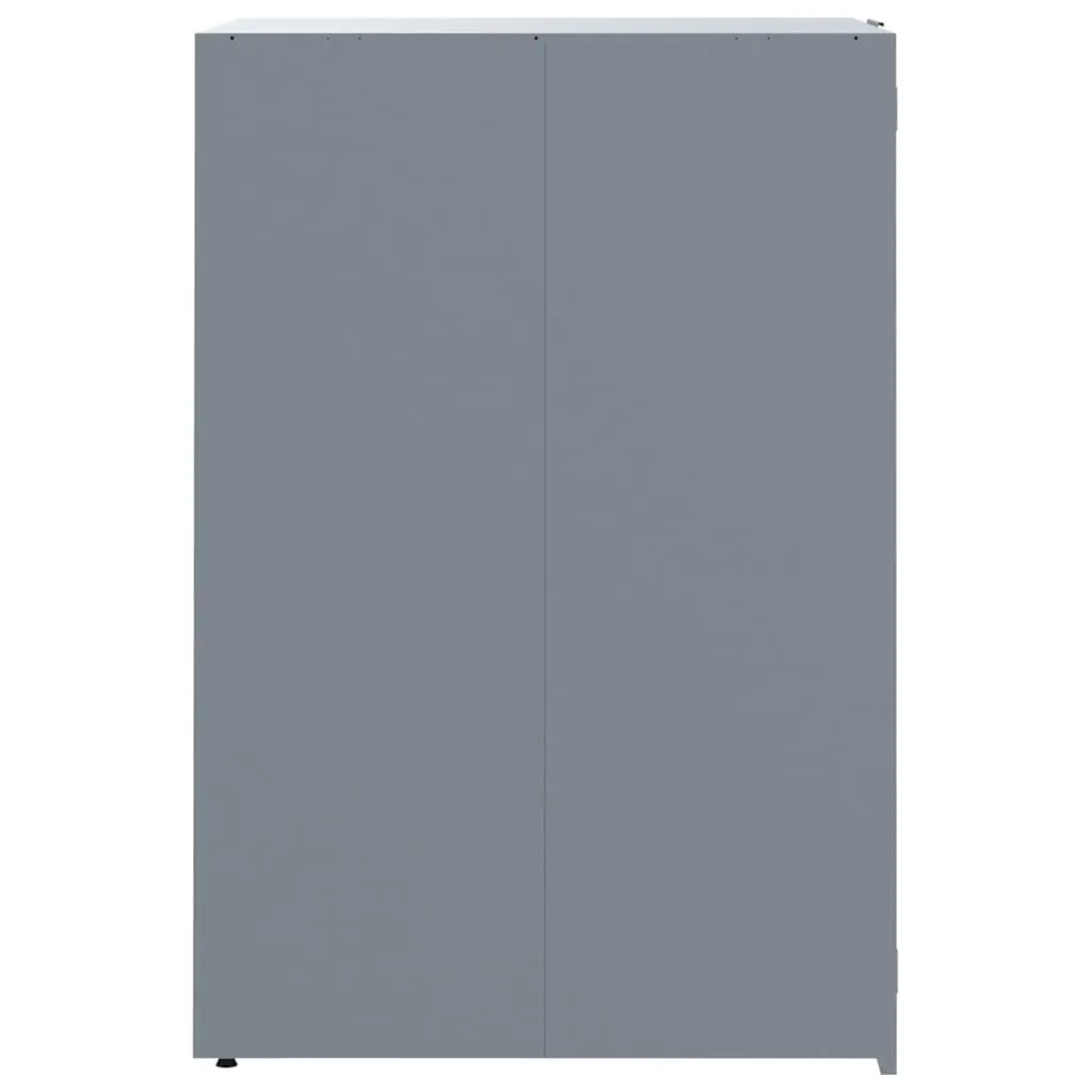 Wheelie Bin Storage Powder-Coated Steel Single Bin Grey