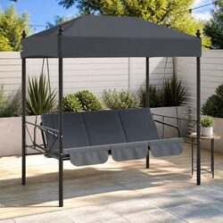 Garden Swing Bench: Ideal for Patios, Balconies, and Gardens