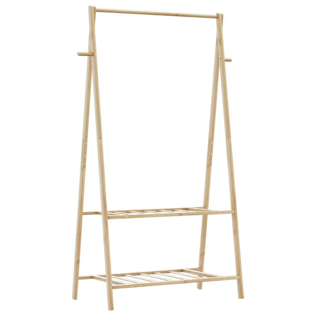 Bamboo Clothes Rack for Various Spaces