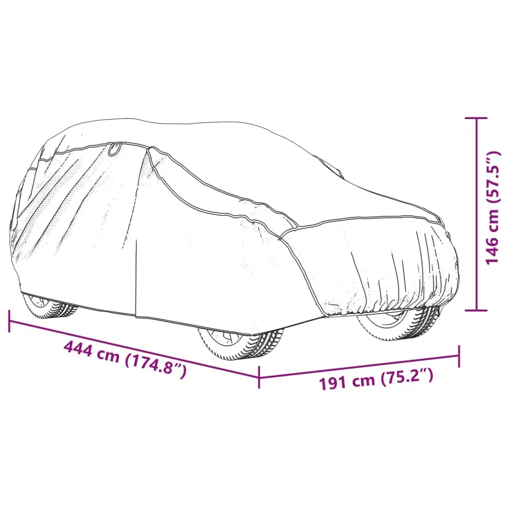 SUV Cover Silver Grey Full M EVA Foam Protective for Hail UV Rain Snow Dust