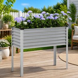 Practical Steel Planter Box for Your Garden or Balcony