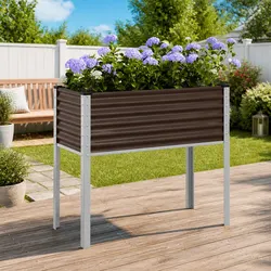 Versatile Steel Planter Box for Your Home Garden