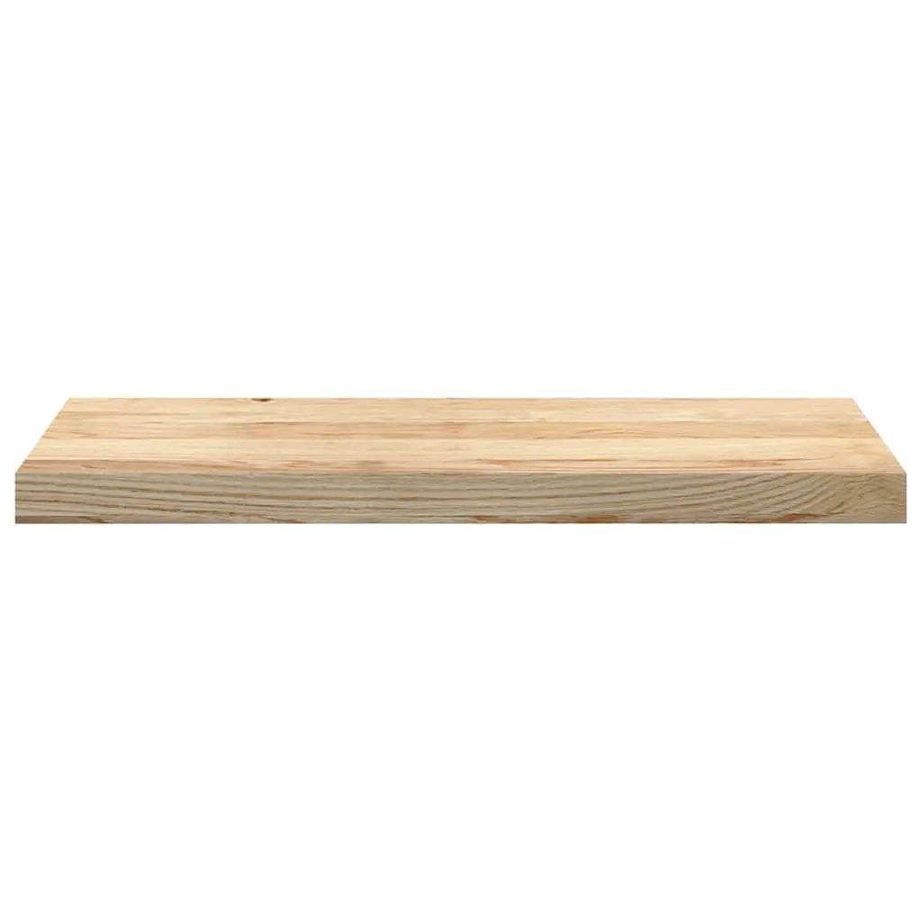 Window Sill 70x25x2 cm Solid Oak Wood Untreated Natural Display Ledge Pair