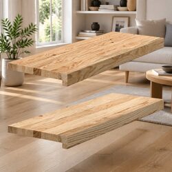 Window Sills 2 pcs Untreated Solid Wood Oak 70x30x2 cm Brown Natural Ledge