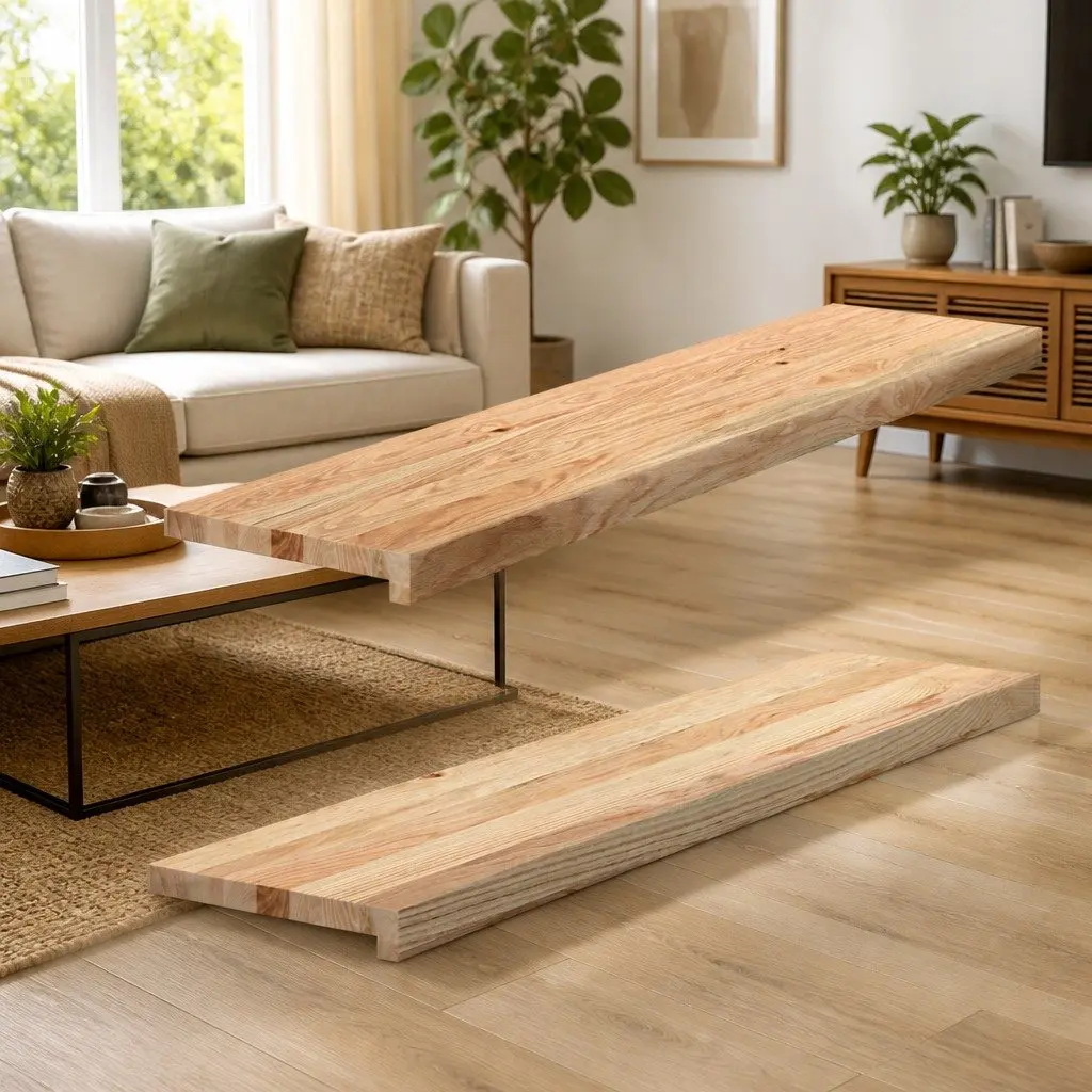 Window Sills 2pcs Solid Oak 110x30x2cm for Home Decor