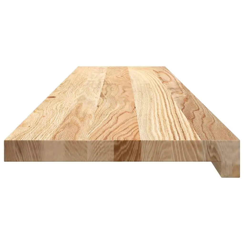 Window Sills 2pcs Solid Oak 110x30x2cm for Home Decor