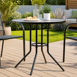 Practical Round Patio Table for Various Outdoor Settings