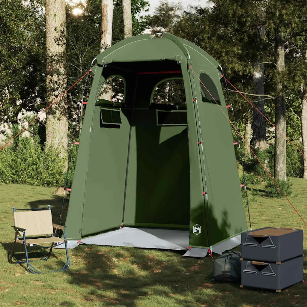 Shower Tent Waterproof Polyester Green Portable Changing Room Outdoor