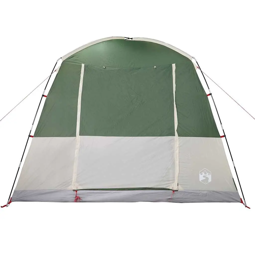Car Tent Waterproof 4-Person Green Polyester with E-Port